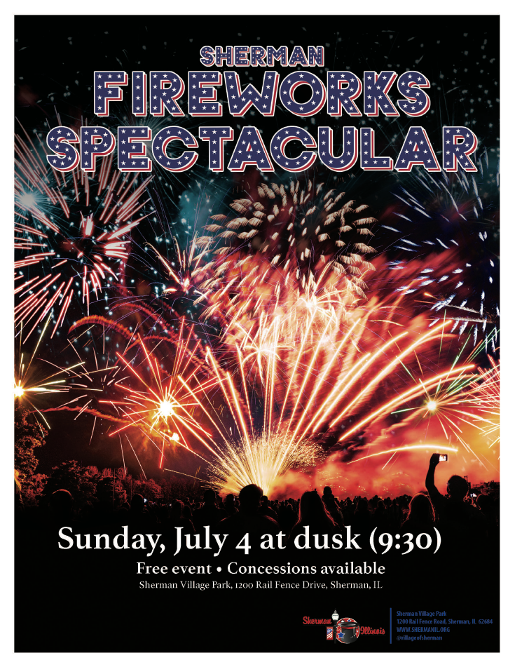 July 4th Fireworks Village of Sherman